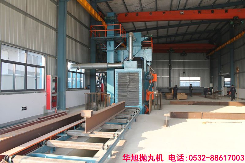 H型鋼拋丸機(jī)安裝驗收完成