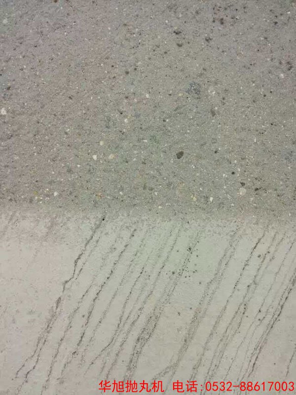 施工前后路面的效果對(duì)比