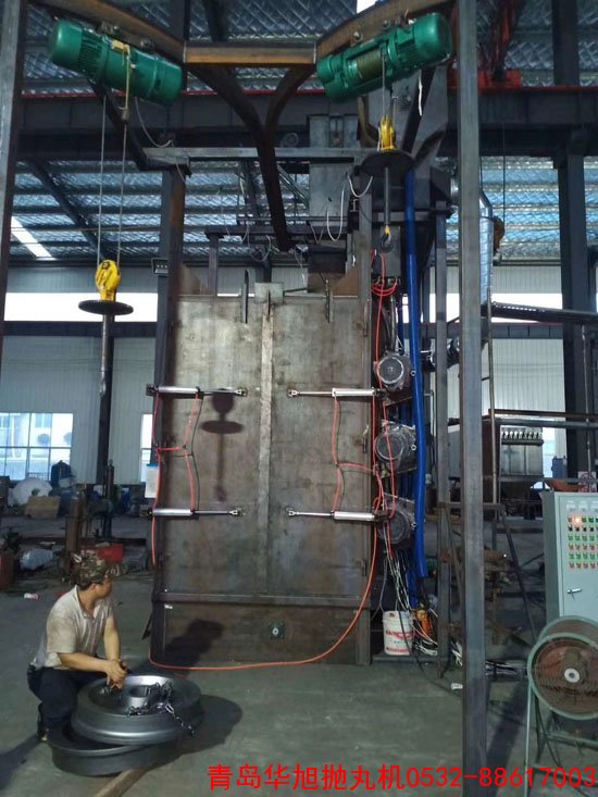 動(dòng)車(chē)輪子吊鉤式拋丸機(jī)