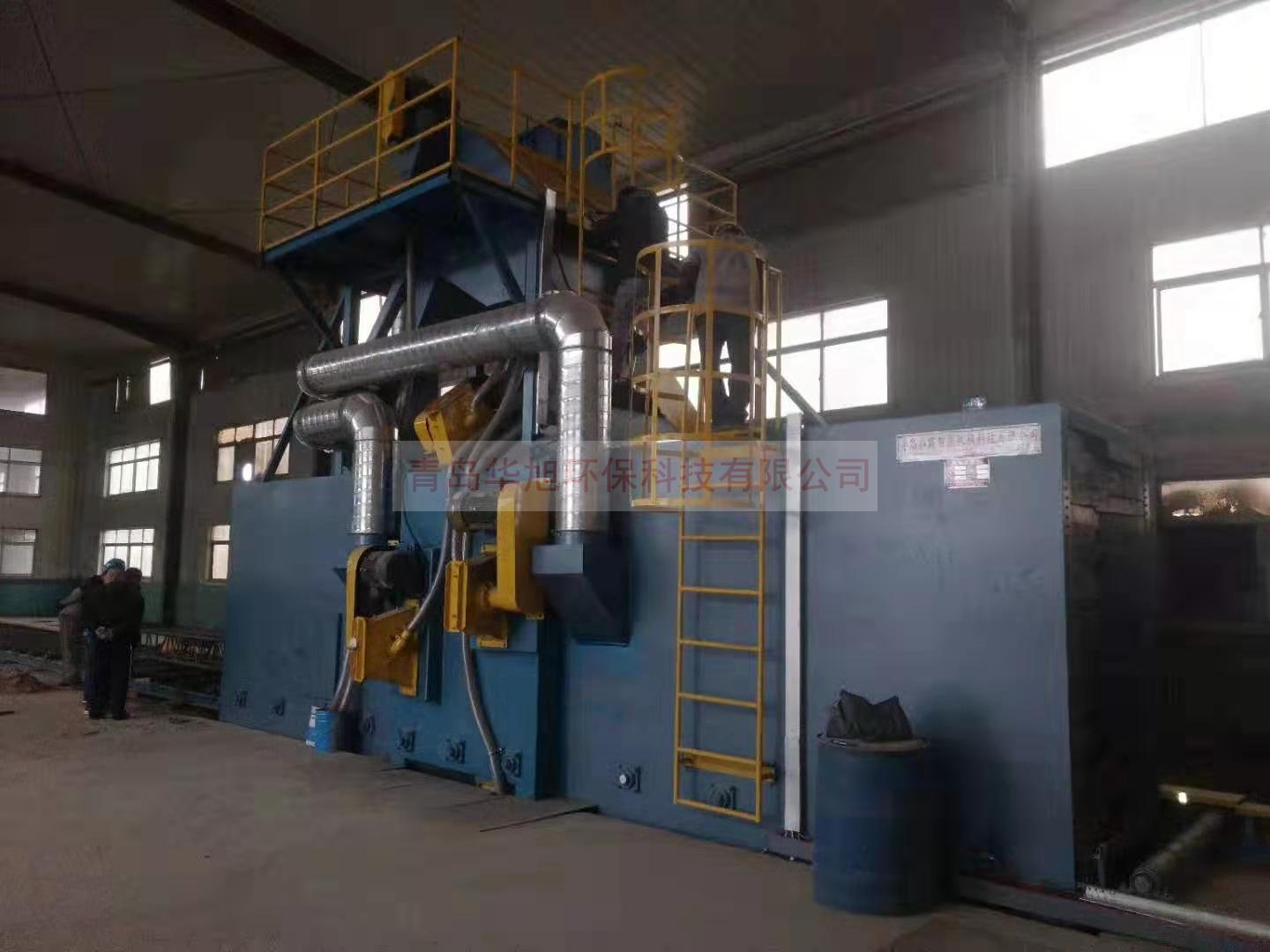 舞臺鐵架子拋丸機-圓管鐵架子拋丸除銹機