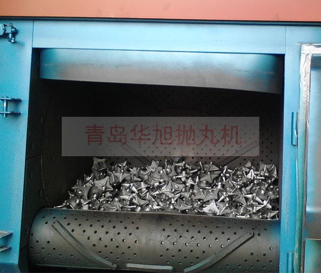 Q326履帶式拋丸清理機(jī)清理工件后的效果