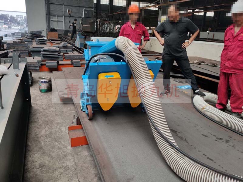 HX-850移動式拋丸機-鋼板除銹設備